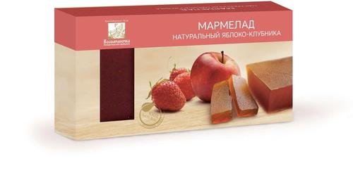 №2 Мармелад пластовый 210г Яблоко-Клубника в Тулуне